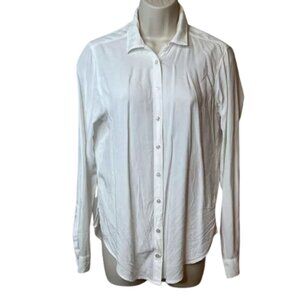 Abercrombie & Fitch White Button Up Blouse (XS)
